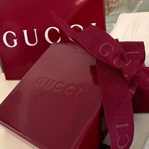 Gucci Gift Box with Ribbon and Dusty